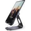 imageTablet Stand Adjustable Lamicall Tablet Stand  Desktop Stand Holder Dock Compatible with Tablet Such as iPad 2018 Pro 97 105 Air Mini 4 3 2 Kindle Nexus Accessories EReader 413 BlackBlack