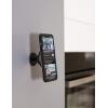 imageLamicall All Lock Wall Phone Mount for iPhone Black 3M VHB Adhesive Holds Phone in Portrait or Landscape Mode