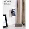 imageLamicall All Lock Wall Phone Mount for iPhone Black 3M VHB Adhesive Holds Phone in Portrait or Landscape Mode