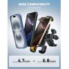 imageLamicall Bike Phone Holder Mount  Motorcycle Handlebar Phone Mount Clamp One Hand Operation ATV Scooter Phone Clip for iPhone 1615 Pro Max  14 Plus Galaxy S10 and 4768quot Cellphone BlackYellow