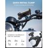 imageLamicall Bike Phone Holder Mount  Motorcycle Handlebar Phone Mount Clamp One Hand Operation ATV Scooter Phone Clip for iPhone 1615 Pro Max  14 Plus Galaxy S10 and 4768quot Cellphone BlackYellow