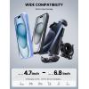 imageLamicall Bike Phone Mount Holder  Motorcycle Phone Mount Adjustable Cell Phone Holder Bicycle Scooter Handlebar Cradle Clip for iPhone 16 Pro MaxPlus iPhone 15 Plus iPhone 14 and 4768quot PhoneBlack