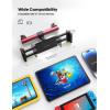 imageLamicall Car Tablet Headrest Holder  Car Back Seat Headrest Tablet Mount Stand for Kids Road Trip Essentials Compatible with 2024 iPad Pro 1113quot Air Mini Galaxy Tab 4713quot Devices BlackRed