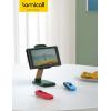 imageLamicall Foldable Phone Stand for Desk  Height Adjustable Cell Phone Holder Portable Cellphone Cradle Desktop Dock Compatible with iPhone 16 15 14 13 Pro Max Mini 12 11 XR X 8 Plus SE SmartphoneDark Green