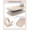 imageLamicall Foldable Phone Stand for Desk  Height Adjustable Cell Phone Holder Portable Cellphone Cradle Desktop Dock Compatible with iPhone 16 15 14 13 Pro Max Mini 12 11 XR X 8 Plus SE SmartphoneKhaki