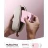 imageLamicall Foldable Phone Stand for Desk  Height Adjustable Cell Phone Holder Portable Cellphone Cradle Desktop Dock Compatible with iPhone 16 15 14 13 Pro Max Mini 12 11 XR X 8 Plus SE SmartphonePink