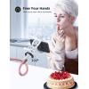 imageLamicall Gooseneck Phone Holder for Bed  Cell Phone Mount Clamp Clip Flexible Long Arm Overhead Mount for Desk Headboard Bedside for iPhone 16 Pro Max 15 Pro Max 14 Plus 13 Mini ampamp 47quot PhoneRose Gold