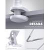 imageLamicall Gooseneck Phone Holder for Bed  Cell Phone Mount Clamp Clip Flexible Long Arm Overhead Mount for Desk Headboard Bedside for iPhone 16 Pro Max 15 Pro Max 14 Plus 13 Mini ampamp 47quot PhoneWhite