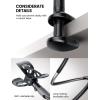 imageLamicall Gooseneck Phone Holder for Bed  Cell Phone Mount Clamp Clip Flexible Long Arm Overhead Mount for Desk Headboard Bedside for iPhone 16 Pro Max 15 Pro Max 14 Plus 13 Mini ampamp 47quot PhoneBlack