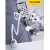 imageLamicall Gooseneck Phone Holder for Bed  Cell Phone Mount Clamp Clip Flexible Long Arm Overhead Mount for Desk Headboard Bedside for iPhone 16 Pro Max 15 Pro Max 14 Plus 13 Mini ampamp 47quot PhoneWhite