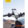 imageLamicall Motorcycle Phone Mount Bike Phone Holder  Metal Lock Upgrade Quick Install Handlebar Clip for Bicycle Scooter Cell Phone Clamp for iPhone 16 15 14 Pro Max Galaxy 4768quot PhonesTransparent