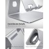 imageLamicall Stand for Apple Watch Phone Holder 2 in 1 Desktop Stand Holder Charging Station Dock for Apple Watch SE Series 1098765432 Ultrasliver