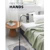 imageLamicall Tablet Floor Stand  Gooseneck Swivel Holder Mount with Adjustable Height ampamp 106lb Stable Base Compatible iPad Mini Air Pro 12997 Galaxy Tab Kindle Cell Phones 4713Black