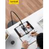 imageLamicall Tablet Floor Stand  Gooseneck Swivel Holder Mount with Adjustable Height ampamp 106lb Stable Base Compatible iPad Mini Air Pro 12997 Galaxy Tab Kindle Cell Phones 4713Black