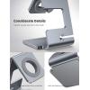 imageLamicall Watch Stand for Apple Watch Magnetic Fast Charger  Desk Charging Stand Holder Dock for Apple iWatch Series SE 10 9 8 7 6 5 4 3 2 1 Series Ultra49mm 46mm 45mm 44mm 42mm 41mm 40mm 38mm3Grey