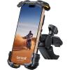imageLamicall Bike Phone Holder Mount  Motorcycle Handlebar Phone Mount Clamp One Hand Operation ATV Scooter Phone Clip for iPhone 1615 Pro Max  14 Plus Galaxy S10 and 4768quot Cellphone BlackYellow