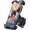 imageLamicall Bike Phone Mount Holder  Motorcycle Phone Mount Adjustable Cell Phone Holder Bicycle Scooter Handlebar Cradle Clip for iPhone 16 Pro MaxPlus iPhone 15 Plus iPhone 14 and 4768quot PhoneBlack