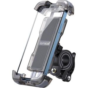 imageLamicall Bike Phone Mount Holder  Motorcycle Phone Mount Adjustable Cell Phone Holder Bicycle Scooter Handlebar Cradle Clip for iPhone 16 Pro MaxPlus iPhone 15 Plus iPhone 14 and 4768quot PhoneTransparent
