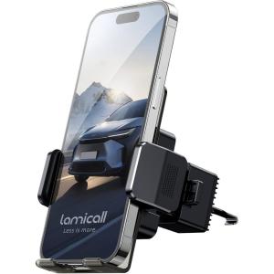 imageLamicall Car Vent Phone Mount Phone Holder for Car Air Vent Clip in Vehicle Big Phone ampamp Thick Cases Friendly Hands Free Cell Phone Automobile Clamp Cradles Fit for All iPhone Samsung Phones