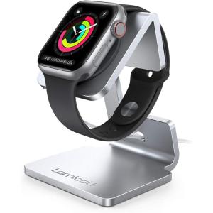 imageLamicall Watch Stand for Apple Watch Magnetic Fast Charger  Desk Charging Stand Holder Dock for Apple iWatch Series SE 10 9 8 7 6 5 4 3 2 1 Series Ultra49mm 46mm 45mm 44mm 42mm 41mm 40mm 38mmSliver