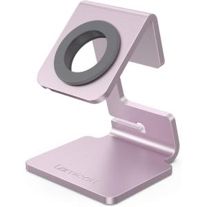 imageLamicall Watch Stand for Apple Watch Magnetic Fast Charger  Desk Charging Stand Holder Dock for Apple iWatch Series SE 10 9 8 7 6 5 4 3 2 1 Series Ultra49mm 46mm 45mm 44mm 42mm 41mm 40mm 38mmRose Gold