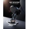 imageLamicall 15W Wireless Car Mount Charger  3in1 Upgraded Intelligent Chip 360 Wireless Car Phone Holder Charger Vent Dashboard Magnetic Car Charger for iPhone 16 Pro Max SilverBlack