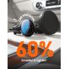 imageLamicall 15W Wireless Car Mount Charger  3in1 Upgraded Intelligent Chip 360 Wireless Car Phone Holder Charger Vent Dashboard Magnetic Car Charger for iPhone 16 Pro Max SilverBlack