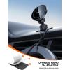 imageLamicall 15W Wireless Car Mount Charger  3in1 Upgraded Intelligent Chip 360 Wireless Car Phone Holder Charger Vent Dashboard Magnetic Car Charger for iPhone 16 Pro Max SilverBlack