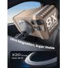 imageLamicall 15W Wireless Car Mount Charger  3in1 Upgraded Intelligent Chip 360 Wireless Car Phone Holder Charger Vent Dashboard Magnetic Car Charger for iPhone 16 Pro Max SilverNEW Upgraded  Silver