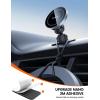 imageLamicall 15W Wireless Car Mount Charger  3in1 Upgraded Intelligent Chip 360 Wireless Car Phone Holder Charger Vent Dashboard Magnetic Car Charger for iPhone 16 Pro Max SilverNEW Upgraded  Silver