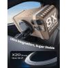 imageLamicall 15W Wireless Car Mount Charger  3in1 Upgraded Intelligent Chip 360 Wireless Car Phone Holder Charger Vent Dashboard Magnetic Car Charger for iPhone 16 Pro Max SilverBlack