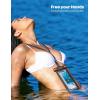 imageLamicall 2PCS Waterproof Phone Pouch Floating  Soft 3D Seamless Design IPX8 Water Proof Cell Phone Case for Beach Protector for iPhone 47quot Devices Dry Bag Beach Essentials for Cruise TravelOrange black 7