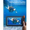 imageLamicall 2PCS Waterproof Phone Pouch Floating  Soft 3D Seamless Design IPX8 Water Proof Cell Phone Case for Beach Protector for iPhone 47quot Devices Dry Bag Beach Essentials for Cruise Travelblack for 75 big case