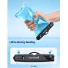 imageLamicall 2PCS Waterproof Phone Pouch Floating  Soft 3D Seamless Design IPX8 Water Proof Cell Phone Case for Beach Protector for iPhone 47quot Devices Dry Bag Beach Essentials for Cruise TravelFloat white