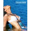imageLamicall 2PCS Waterproof Phone Pouch Floating  Soft 3D Seamless Design IPX8 Water Proof Cell Phone Case for Beach Protector for iPhone 47quot Devices Dry Bag Beach Essentials for Cruise Travelblack for 75 big case