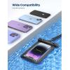 imageLamicall 2PCS Waterproof Phone Pouch Floating  Soft 3D Seamless Design IPX8 Water Proof Cell Phone Case for Beach Protector for iPhone 47quot Devices Dry Bag Beach Essentials for Cruise TravelBlack  Pink