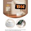imageLamicall 4 in 1 Charging Station for Apple  for MagSafe 15W Fast Qi2 Certified Wireless Charger Stand Night Light Wireless Nightstand for iPhone 16151413 Apple Watch AirPods Desk Accessories