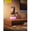 imageLamicall 4 in 1 Charging Station for Apple  for MagSafe 15W Fast Qi2 Certified Wireless Charger Stand Night Light Wireless Nightstand for iPhone 16151413 Apple Watch AirPods Desk Accessories