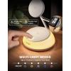 imageLamicall 4 in 1 Charging Station for Apple  for MagSafe 15W Fast Qi2 Certified Wireless Charger Stand Night Light Wireless Nightstand for iPhone 16151413 Apple Watch AirPods Desk Accessories