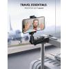 imageLamicall Airplane Phone Holder Mount  2024 Wider Clamp Travel Essentials with Screw Adjustment Tool  Plane Phone Holder Stand for Flying Desk Home Long Flight Must Haves Accessories for Women MenBlack