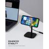 imageLamicall All Lock Desktop Magnetic Wireless Charging Phone MountUSBC Need Work with All Lock Airbag Case Not Included for iPhone or All Lock Universal Phone Snap Adaptor Not Included