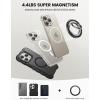 imageLamicall Magnetic Phone Ring for MagSafe Grip  2025 Super Magnet Stylish Twinkle Ring Holder Stand with Upgrade Gear Hinge Mag Safe Accessory for iPhone 16 15 14 13 Pro Max Plus Glitter SilverMidnight Black