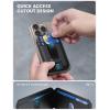 imageLamicall Magnetic Phone Stand  Slim Faux Leather Grip for Apple MagSafe Wallet Magnet 3 Cards Holder Finger Loop Grip for iPhone 15141312 Series BlackClassic Black  Grip