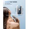 imageLamicall Shower Phone Holder Waterproof  Clear Sound with Speaker Hole ampamp 480 Rotation Shower Case Locking Clasp IPX6 Waterproof Wall Mount for iPhone 16 Pro Max S25 Ultra 47quot Big PhonesSnow White