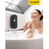 imageLamicall Shower Phone Holder Waterproof  Clear Sound with Speaker Hole ampamp 480 Rotation Shower Case Locking Clasp IPX6 Waterproof Wall Mount for iPhone 16 Pro Max S25 Ultra 47quot Big PhonesClassic Black