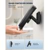 imageLamicall Shower Phone Holder Waterproof  Clear Sound with Speaker Hole ampamp 480 Rotation Shower Case Locking Clasp IPX6 Waterproof Wall Mount for iPhone 16 Pro Max S25 Ultra 47quot Big PhonesClassic Black