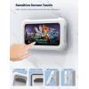 imageLamicall Waterproof Shower Phone Holder  Shower Bath Bathroom Accessories for Women Men Girls Boys Mothers Day for Mother iPhone Case Wall Mount Stand for 47quot PhonesSnow White