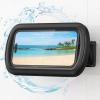 imageLamicall Shower Phone Holder Waterproof  Clear Sound with Speaker Hole ampamp 480 Rotation Shower Case Locking Clasp IPX6 Waterproof Wall Mount for iPhone 16 Pro Max S25 Ultra 47quot Big PhonesClassic Black