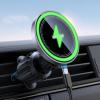 imageLamicall for MagSafe Car Mount Charger  2025 Ultra Magnet 15W Wireless Car Phone Holder Charger  HandsFree Magnetic Phone Holders for Your Car Vent for iPhone 16 15 14 13 Pro Max Mag Safe CaseNEW Upgraded  Silver