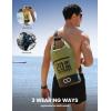imageLamicall Dry Bag Waterproof Backpack  Zippered Pocket 10L20L Roll Top Waterproof Bag with Water proof Phone Case Floatable Drybag for Swimming Boating Kayaking Camping BeachOlive Green